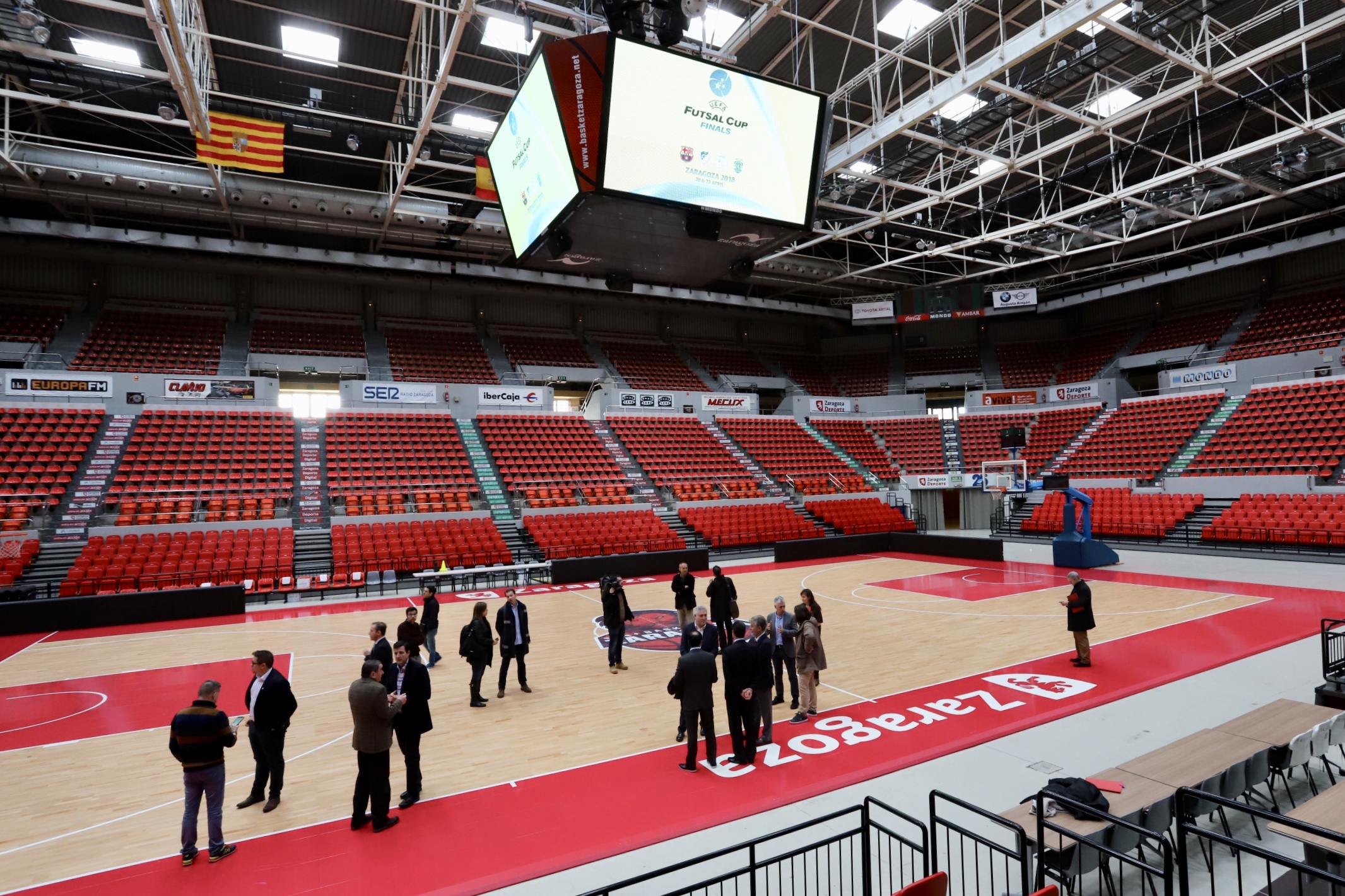 El pabellón Príncipe Felipe de Zaragoza, sede la Copa de España 2027