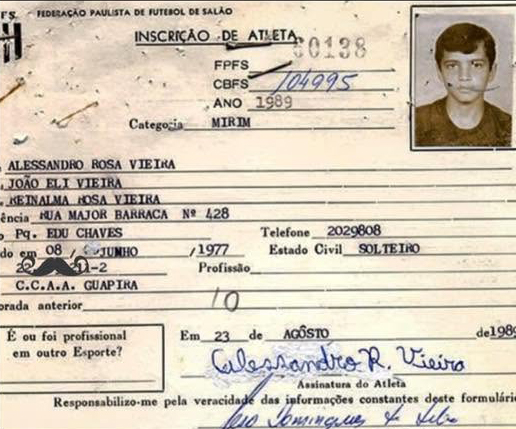En el AACC Guapira, un club humilde del barrio de Jaçanã, empezó todo en 1991, y un año después lo fichó el Corinthians