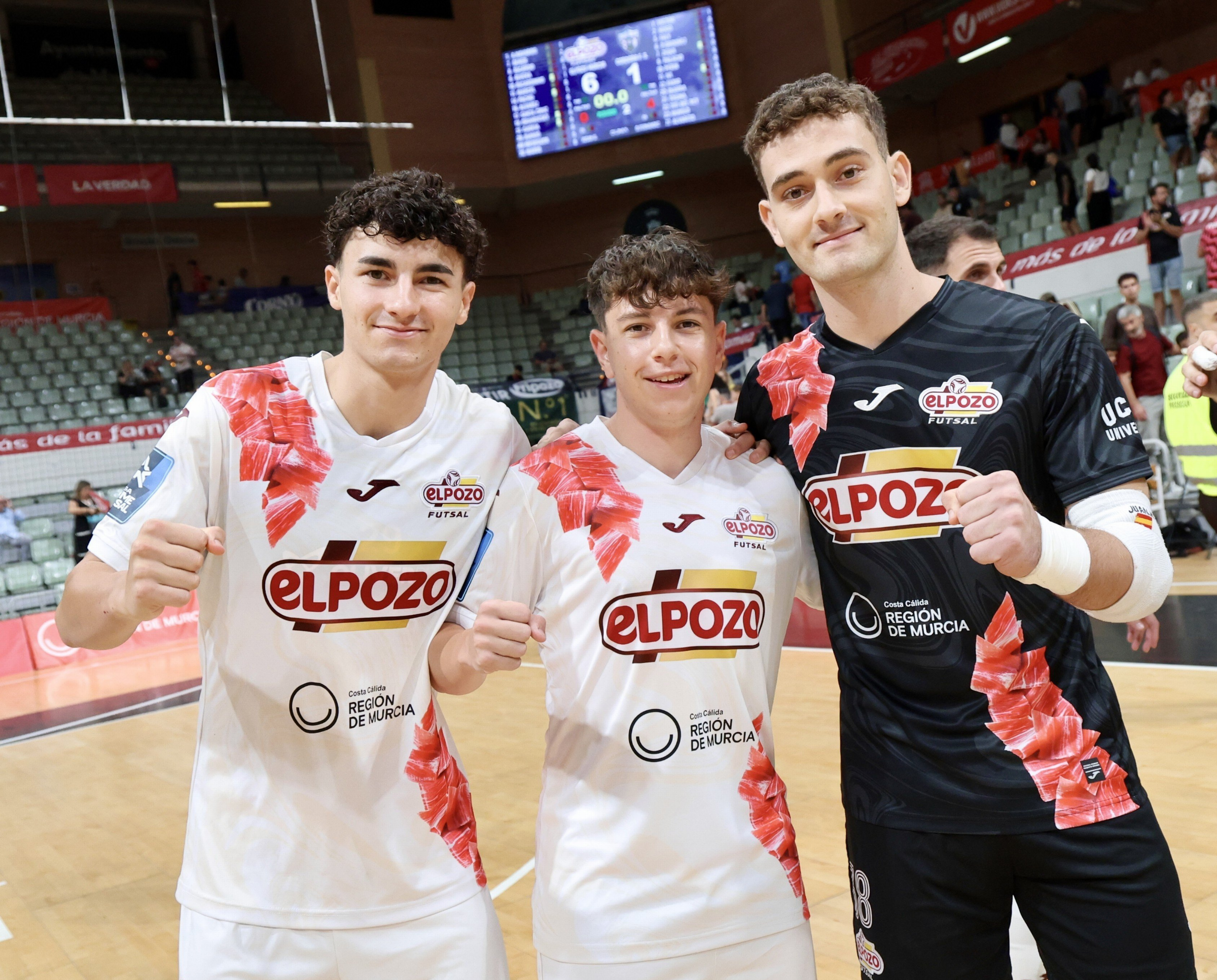 Mario, Meseguer, Juanjo son los canteranos de ElPozo Murcia